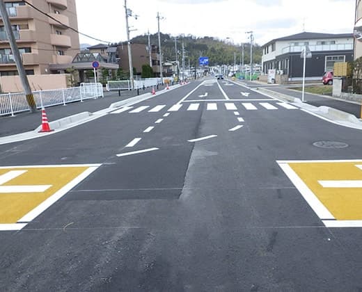 都市計画道路改良工事1